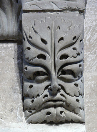 Green Man, Bamberg Cathedral, Bamberg, Germany, ca 1300s