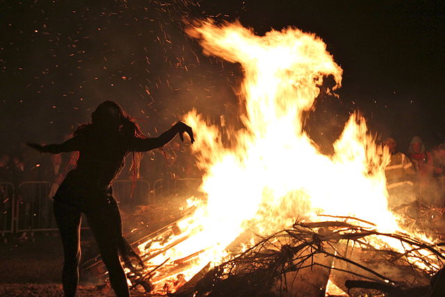 Edinburgh Fire Festival bonfire